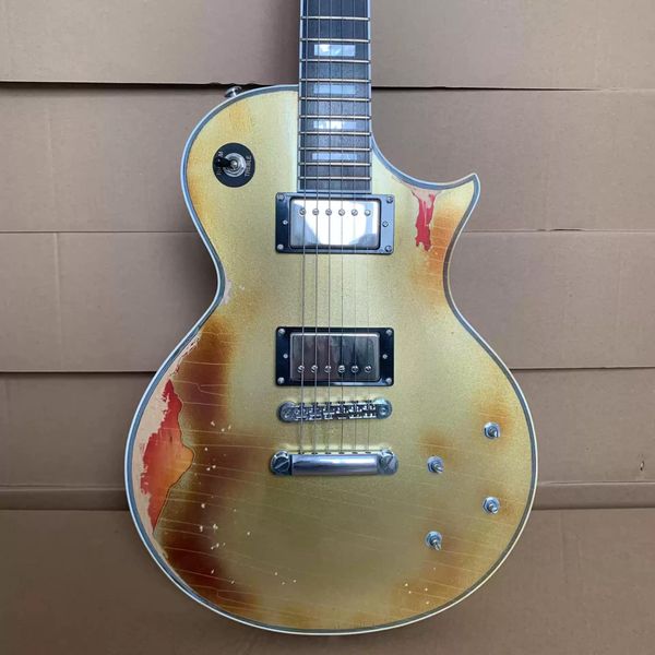 

aging electric guitar, korean hardware