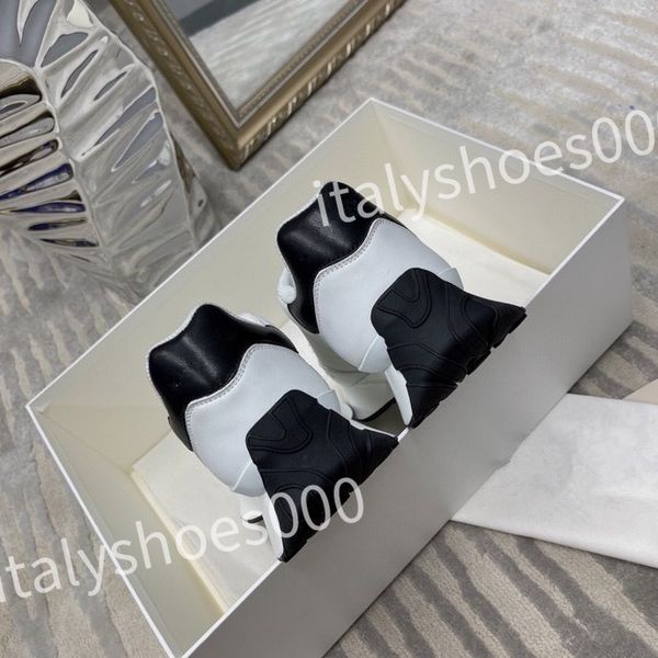 

2023 new luxury casual shoes women travel leather lace-up sneaker cowhide fashion lady flat designer running trainers woman shoe size 35-41, Black