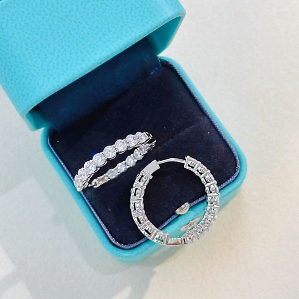

famous designer diamond earrings, luxurious and high-quality women's earrings, girls' valentine's day gift factory with box, Golden;silver