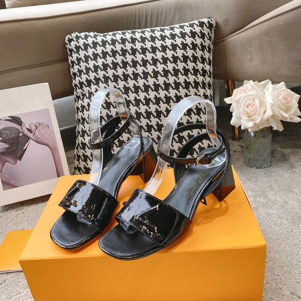 

2023 classic sandals luis luxury designer leather ladies sandals summer vuttonity casual shoes slide fashion women slippers lx042, Black