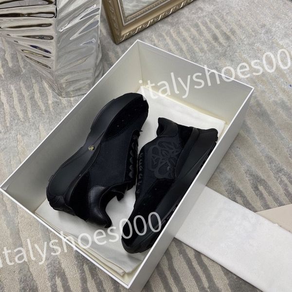 

casual shoes women travel leather lace-up sneaker cowhide fashion lady flat designer running trainers woman shoe size 35-41, Black