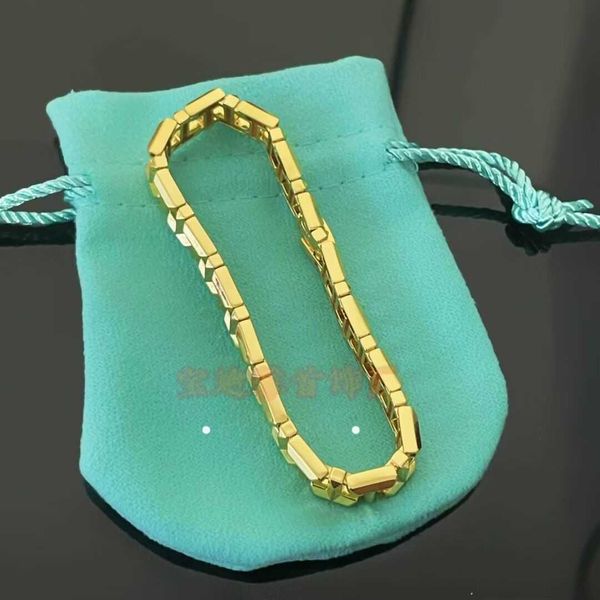 

temperament tiffay's same style geometric bracelet high-end personalized buckle versatile temperament and a variety of hakka styles 5ca, Black