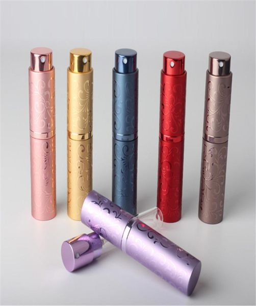 

hight quality 10ml travel mini portable refillable perfume parfum atomizer spray bottles empty bottles empty cosmetic containers6457058