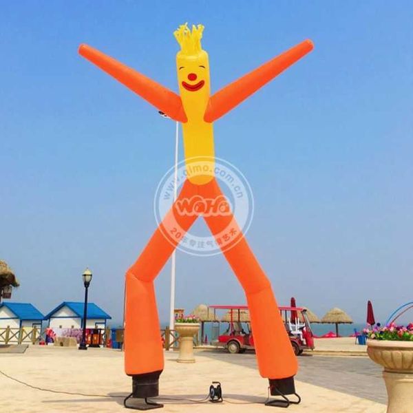 

outdoor advertising inflatable bouncers sky dancer 6m height air bouncing tube man with 2 legs for event show