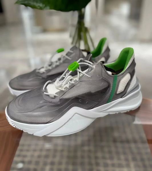 

luxury designer men's flow sneakers shoes comfort casual walking men sports nylon rubber mesh lightweight skateboard runner sole tech f, Black
