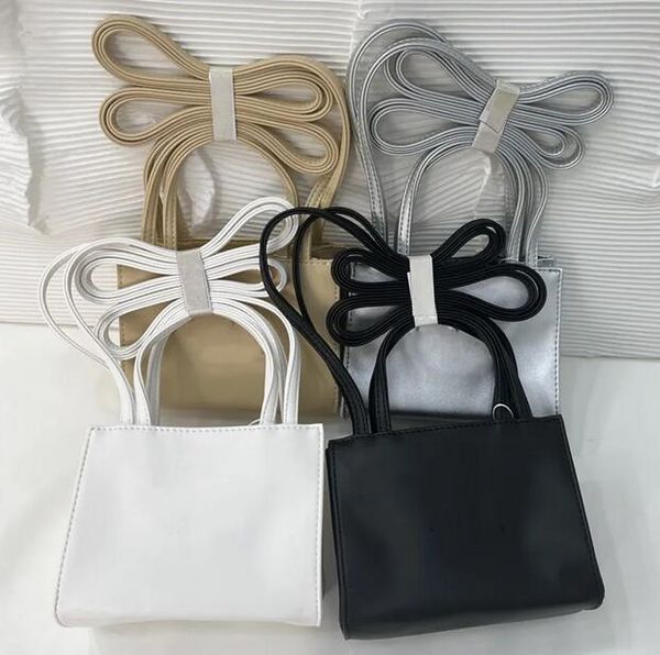 

2023 designer 2sizes telfars minishoulder bags black soft leather handbags gold women handbag crossbody luxury tote fashion shopping pink wh