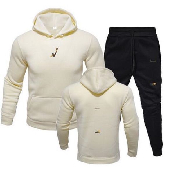 

2030 clothing jacket spring and autumn seasons sweatpants and hoodie set tracksuit men hooded sweatshirt pants pullover hoodie suit casual, Gray