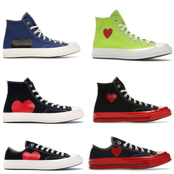 

luxury designer casual canvas shoes mens women 1970s high low all stars running shoes play chuck 70 sneakers fashion basketball shoes traine