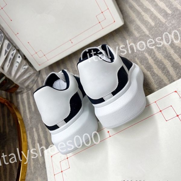 

new casual shoes women and men thick soled shoe designer travel lace-up sneaker fashion lady running trainers platform cloth sneakers size 3, Black