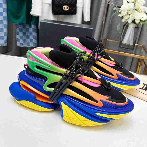 

boots unicorn low-trainers in neoprene and leather sneaker men women designer casual outdoor sport shoes space cotton metaverse sneakers run