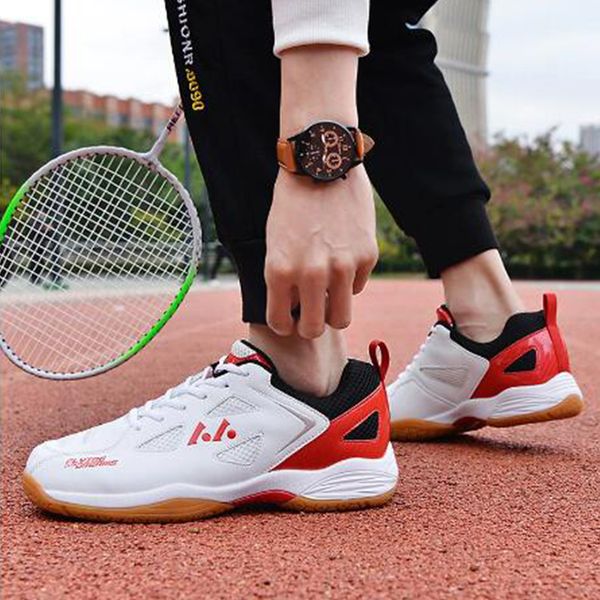 

hoe men summerprofeional fashion woman 2023running tenni breathable badminton shoe white red blue men indoor anti slip tenni sneaker outdoor, Black
