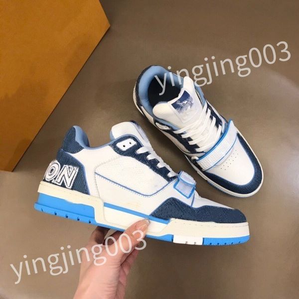 

2023 new luxurys designer sneakers shoes pop color matching running shoes thick sole trend light fashion all match color cool casual lace-up, Black