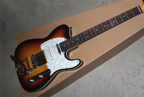 

custom shop john 5 telecaster sunburst electric guitar tele 3 pickups basswood body rosewood fingerboard tl rocking bar