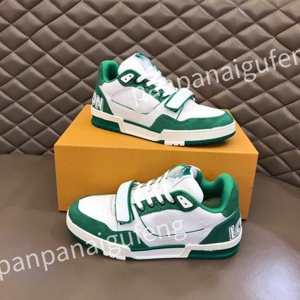 

2023 new luxurys designer running shoes brand sneakers fashion shoe white black leather men women espadrilles flats lace up platform trainer