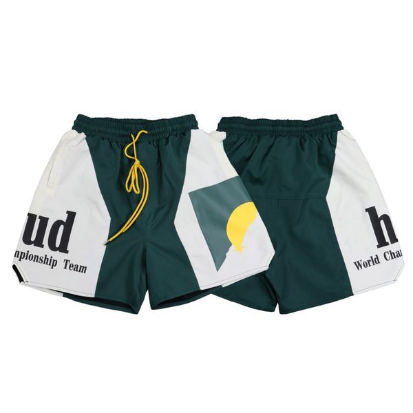 

designer shorts american rhude brand mens shorts luxury short women sports pants summer breathable swimwear clothing e6j8, White;black