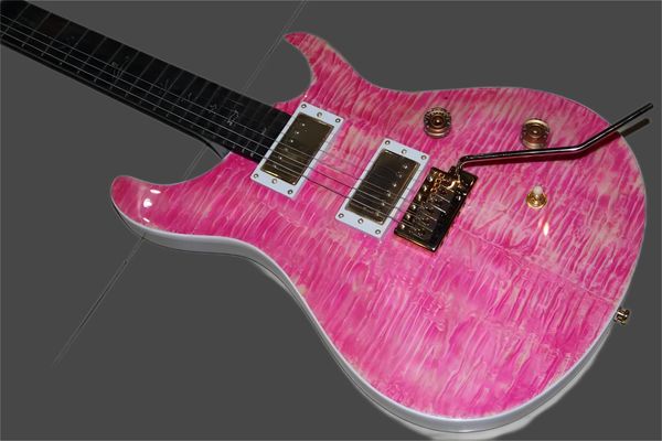 

custom whole new professional quality prs electric guitar pink explosion models6