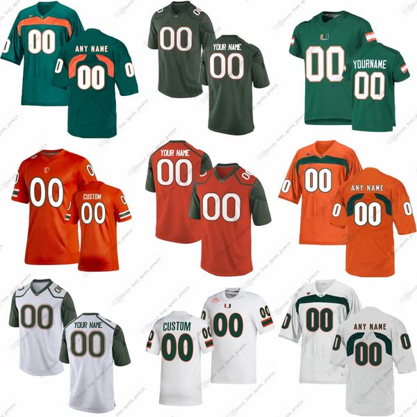 

custom ncaa college miami hurricanes football jerseys mooyoung porter jr. spencer williams balom kinchens williams borregales hutchinson joy, Black