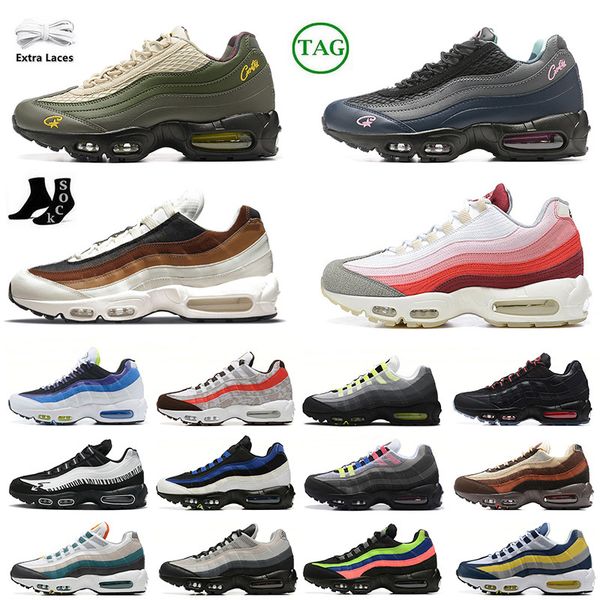 

mens 95 og sports running shoes 95s retros tsequoia anatomy black neon reflective safari sketch laser fuchsia women sneakers trainers outdoo