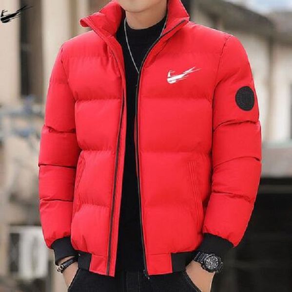 

red designer mens jackets thick warm outdoors casual puffer jacket new listing autumn winter luxury clothing brand coat 5xl, Gray