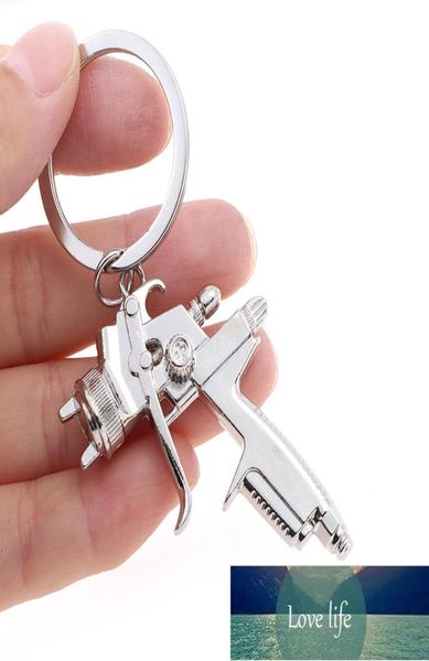 

newly water spray gun keychain handbags men creative car bag key ring accessories pendant useful key chains1590037, Silver