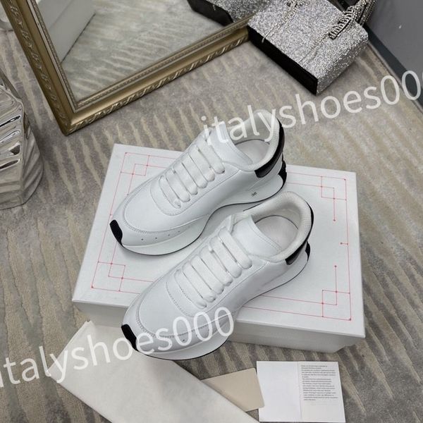 

new luxury casual shoes women travel leather lace-up sneaker cowhide fashion lady flat designer running trainers woman shoe size 35-41, Black