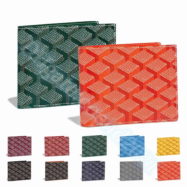 

women's fashion genuine leather purse card holder luxurys designer single wallet mens holders coin wholesale mini wallets key pocket in, Red;black