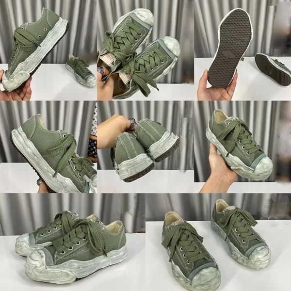 

new fashion mihara shoes fashion designer miharas sneaker platform shoe mens sneakers women's trainer dissolving trainers lace-up do-ol, Black