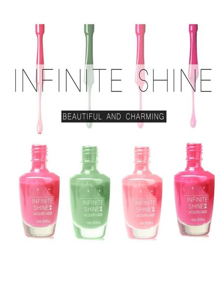 

48pcs 15ml infinite shine2 whole original authentic nontoxic color polish lasting weekly nail polish lacquerlaque15ml05fl1832301, Red;pink
