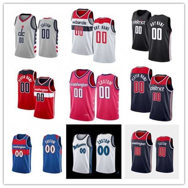 

men women youth washington''wizards''custom 25 jarace walker 33 kyle kuzma 3 bradley beal 6 kristaps porzingis 24 corey, Black;red