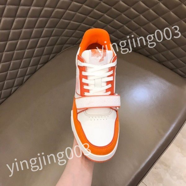 

2023 luxury designer sneakers shoes pop color matching running shoes thick sole trend light fashion all match color cool casual lace-up dad, Black