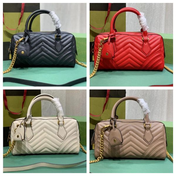 

designer bag womens fashion portable shoulder bag vintage gold chain tote bag crossbody bag large capacity solid color handbag