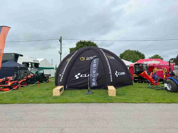 

inflatable portable 6/8m inflatable spider tent dome shaped car tents garage with walls for sale
