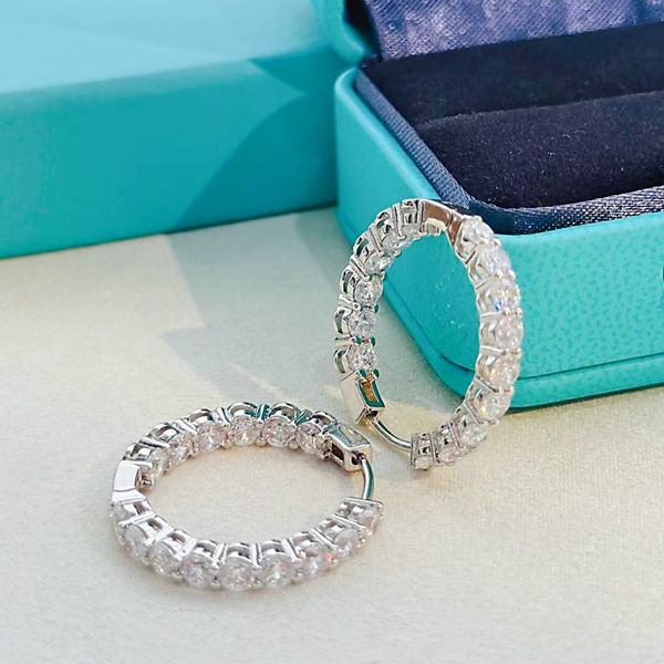 

fashion designer ladies earrings luxury earrings with diamond classic jewelry factory wholesale and retail with box, Golden;silver