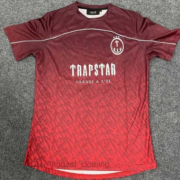

trapstar 2023 t-shirts trapstar mesh football jersey blue black red men sportswear t-shirt 3 h1l3, White;black