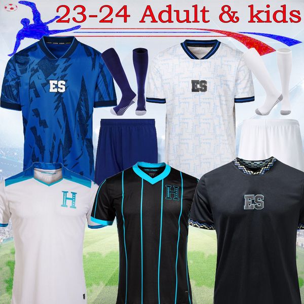 

23 24 el salvador soccer jersey home away 3rd 2023 honduras national team alex roldan eriq zavaleta brayan gil hurtado bryan tamacas footbal, Black;yellow