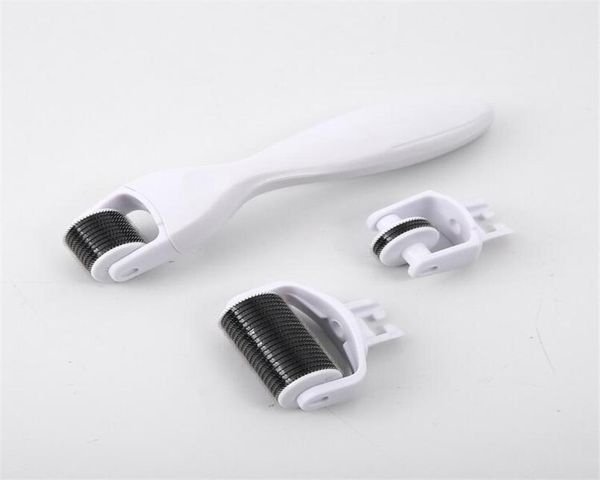 

tmdr005 moq 50pcs 3 in 1 derma roller 180 600 1200 needles micro needle therapy derma roller for face eye and body skin care2125435