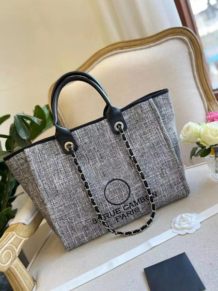 

designer tote bag luxurys handbags cc beach bag handbag crossbody chain clutch summer large beach bags bucket shopping bag calssic women lap