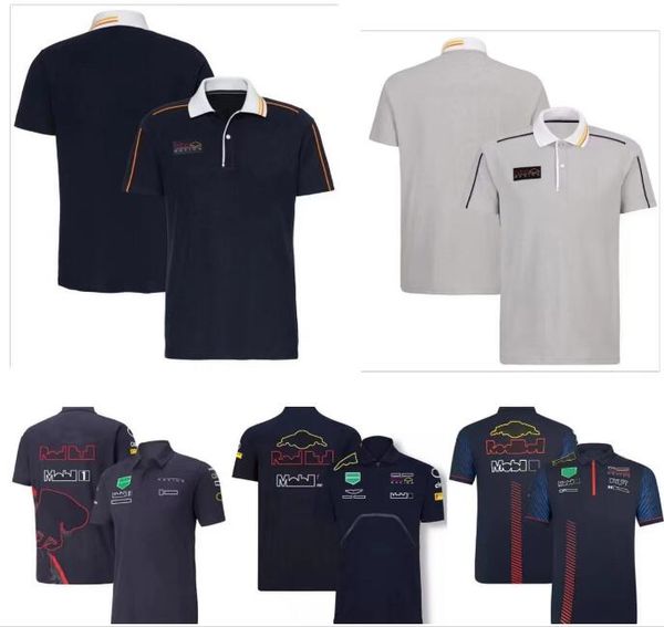 

f1 racing t-shirt summer team polo suit same style customization