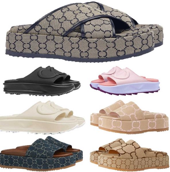 

sandals fashion macaron slippers women summer beach stripes casual flip flops high famous brand fallow, Black