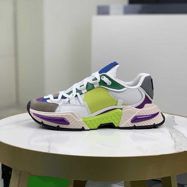 

dg sports couple shoes 2022 spring and autumn new trend colored casual thick sole heightened dad male, Black