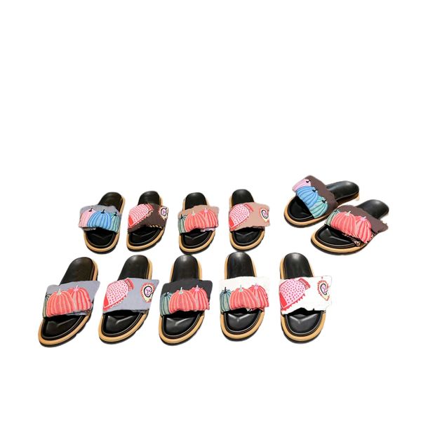 

designer platform new cozy muller sunset slippers luxury ladies sandals flat comfortable muller fashion men's outdoor shoes, Black
