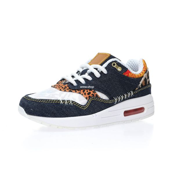 

denim leopard sports shoe for men's running shoes mens sneakers women's sneaker womens trainers man training fj4452-432, White;red