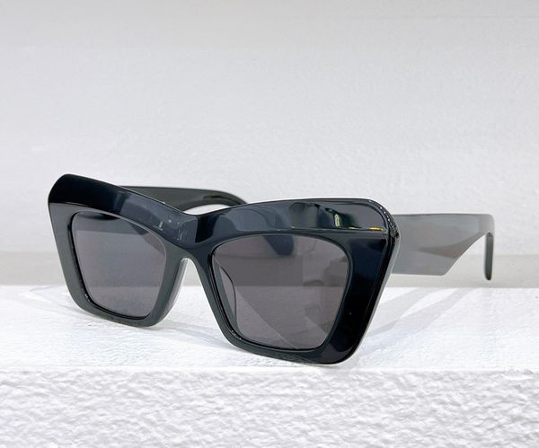 

fashion designer 40036 sunglasses for women unique stereo acetate cat eye shape glasses outdoor trendy versatile star same style uv protecti, White;black