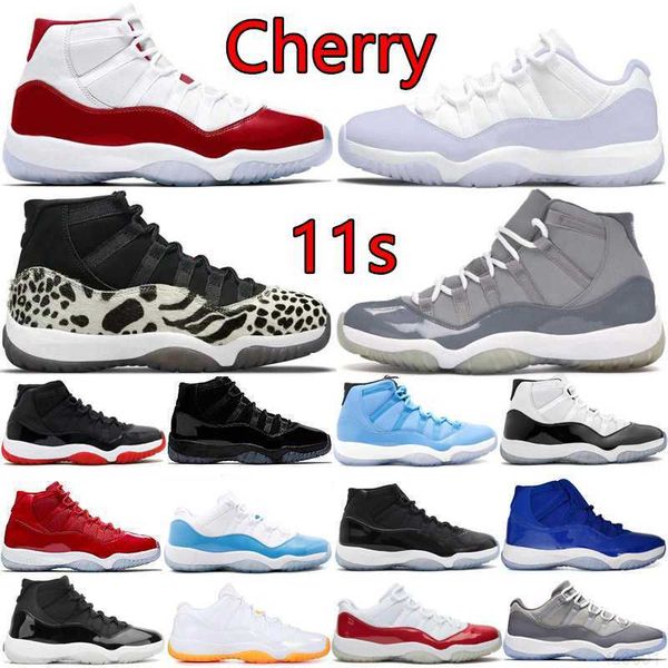 

2022 boots basketball shoes 11 11s cool grey animal instinct 25th anniversary black cat bred cherry pure violet men women designer sneakers