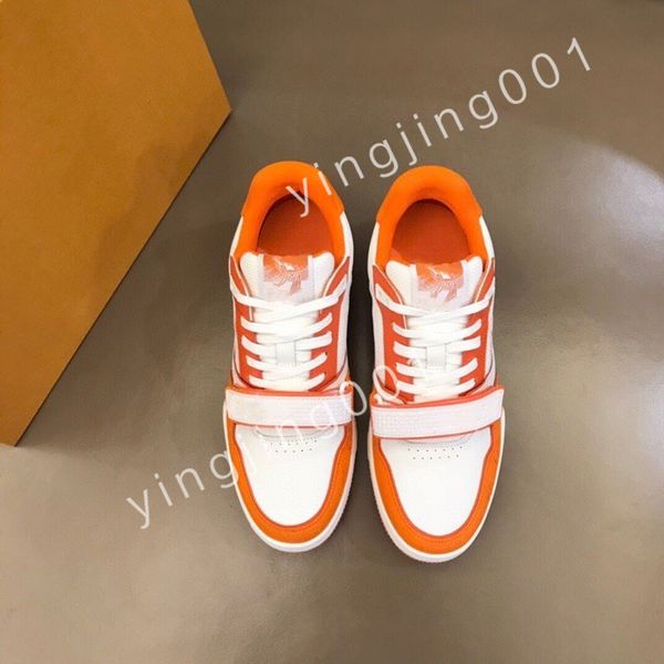 

luxury designer flat sneaker trainer casual shoes denim canvas leather white letter overlays fashion platform mens womens low sneakers 39-45, Black