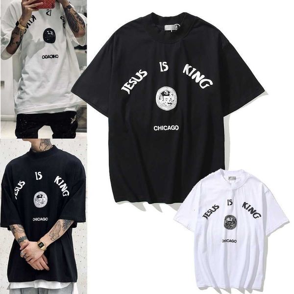 

fashion designer luxury super large high street letter print oversize loose hip hop rap small neck short sleeve t-shirt men, White;black