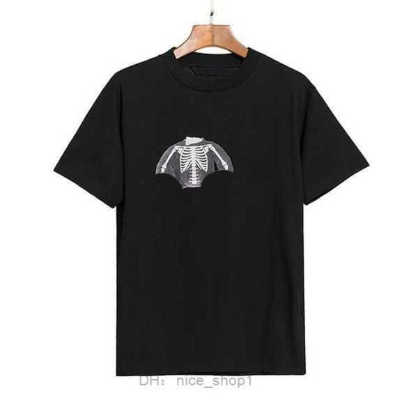 

plamangel designer mens t-shirts womens angel mans stylist pa tee guillotine fashion printed short truncated plams bear angels tees9761, White;black