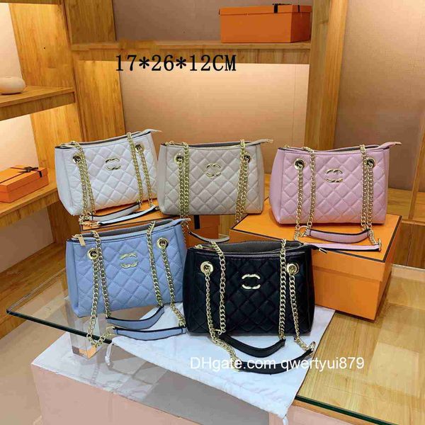 

designer bag goldern chain handbag women's luxury brand designer bag fashion ringer chain large capacity tote bag casual shoulder cross