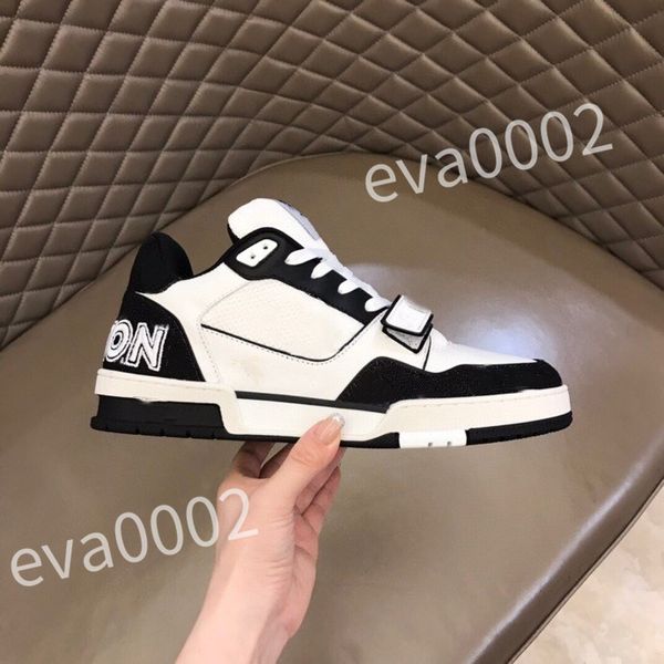 

new designer shoes handmade white black fashion sneaker casual chunky brand sneakers all-match sports trainers