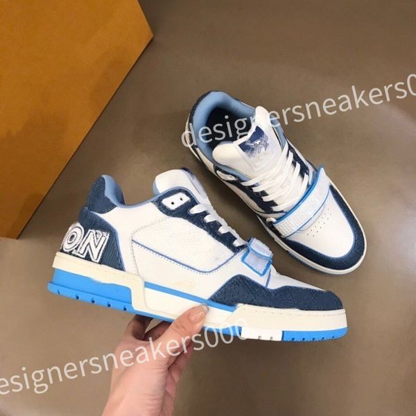 

2023 new luxurys designers shoes summer flat running shoes casual sports sneaker thick sole fashion brand men's sneakers, Black